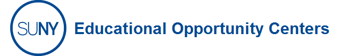 SUNY EOC Loglo that says SUNY Educational Opportunity Centers